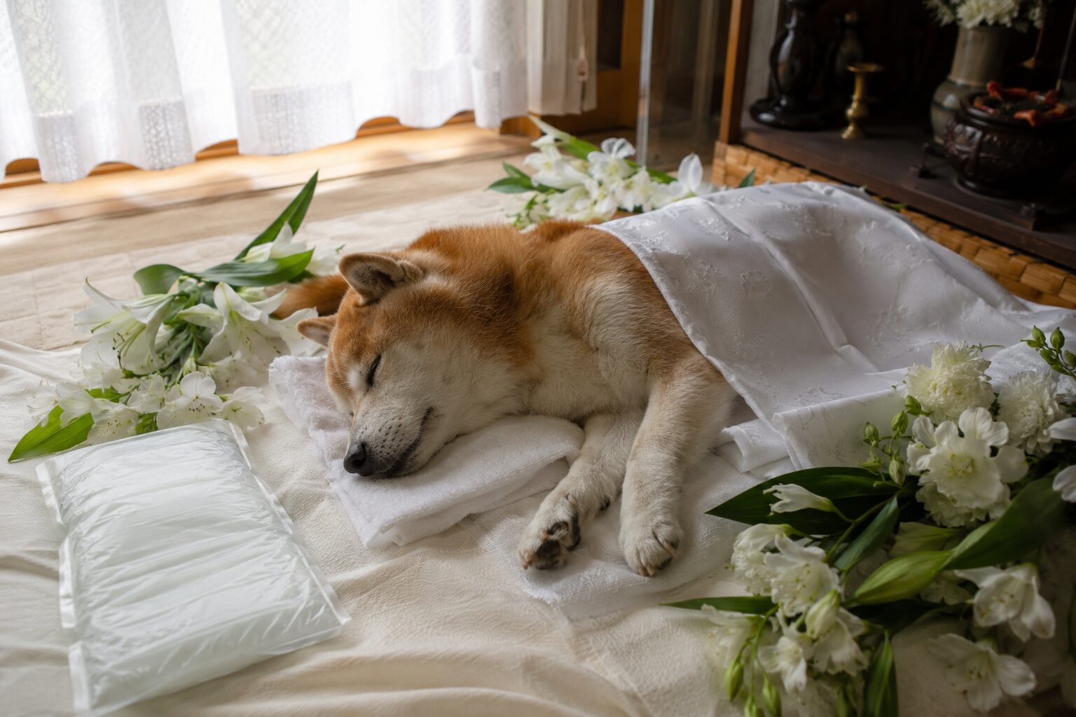 犬の死後に抱っこしても大丈夫?|お別れ直後に知っておきたいこと