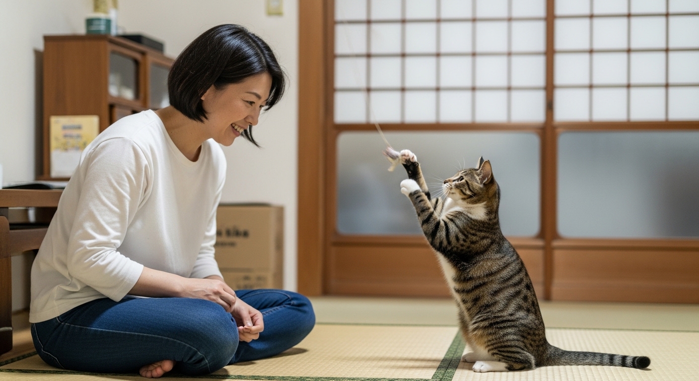 お盆にペットを迎える準備のイメージ
