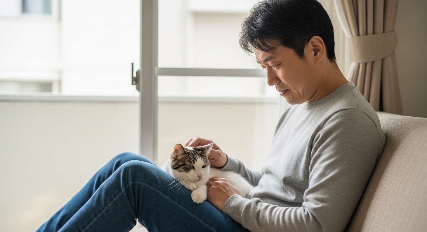 亡くなった猫に会いたい気持ちのイメージ
