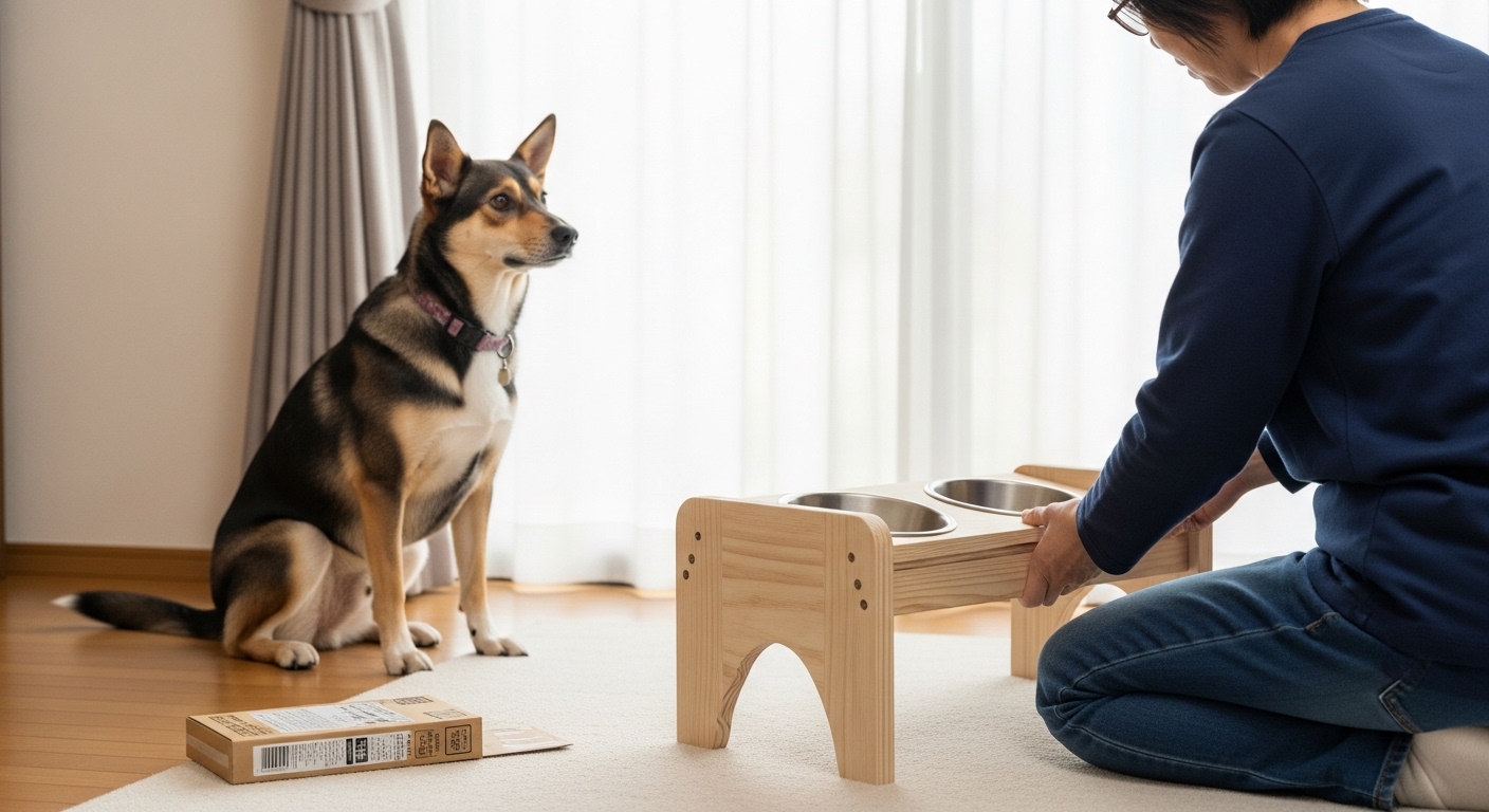 愛犬の毛を大切に保存するイメージ