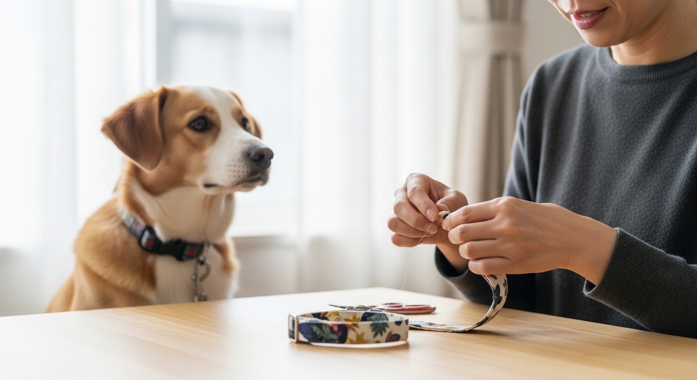 愛犬との思い出を形に残す記念のイメージ