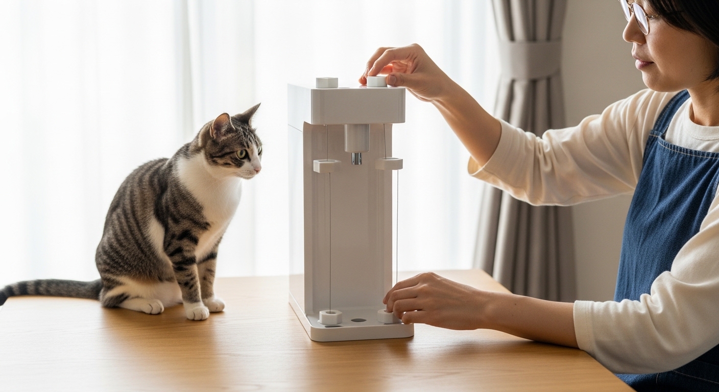 亡くなった猫への想いを整理するイメージ