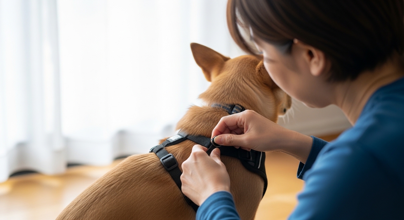 高齢犬の介護に役立つマナーベルトのイメージ