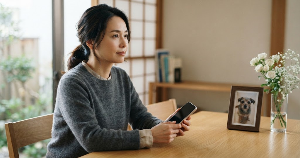 ペットの訃報連絡と伝え方を表すイメージ画像