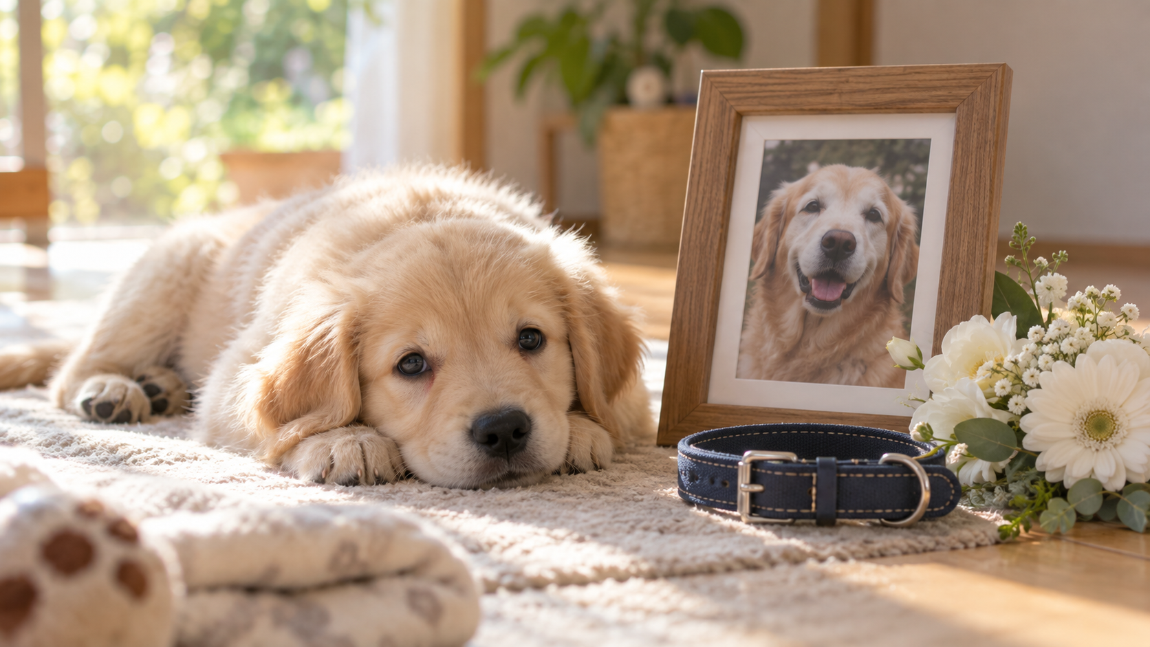 愛犬の生まれ変わりへの想いを表すイメージ画像